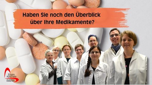Elisen-Apotheke Cottbus - Haben Sie noch den Überblick über Ihre Medikamente - Blogbeitrag